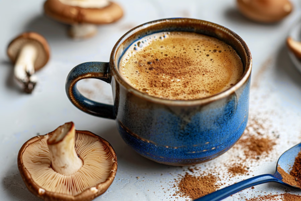 Mushroom coffee